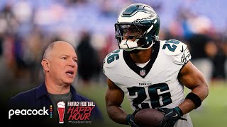 Will Saquon Barkley's receiving production take a hit? | Fantasy Football Happy Hour | NFL on NBC