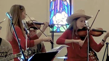 Western Gospel (Cowboy music) 05-a Christmas Carol performed by the Beyers' Sisters fiddles