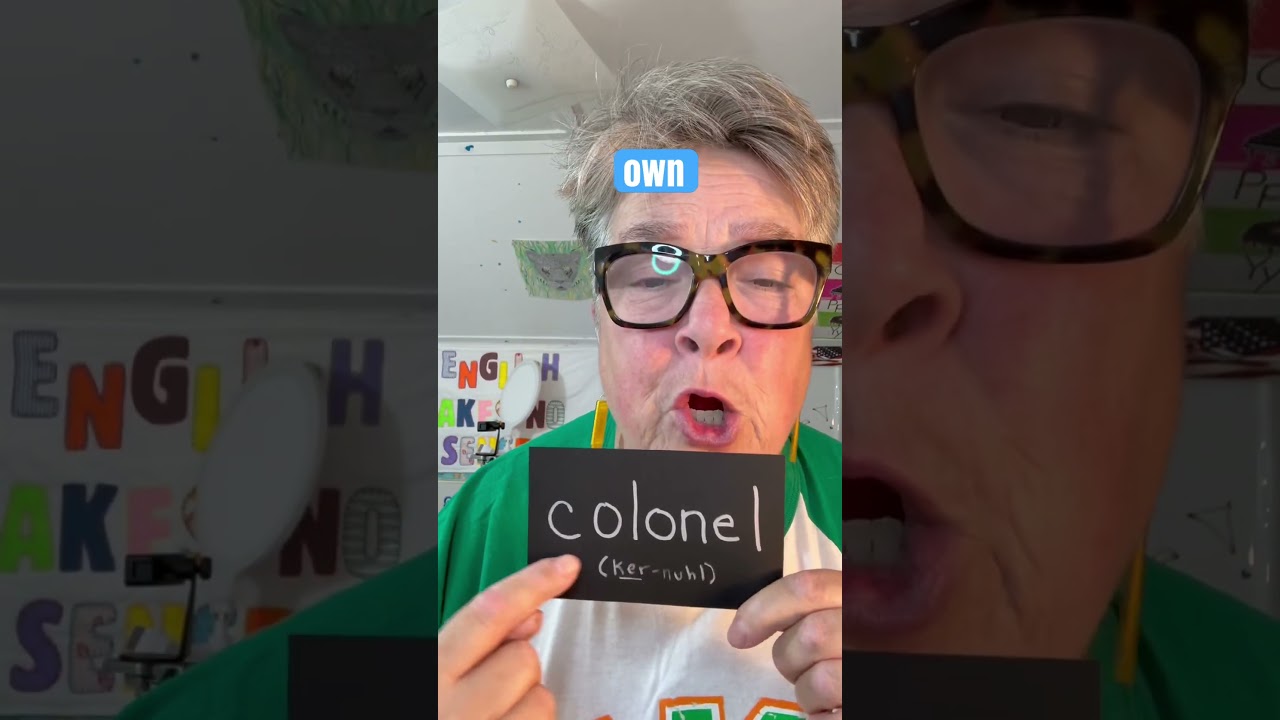 How to Pronounce COLONEL #english #speakenglish #pronunciation #englishmakesnosense