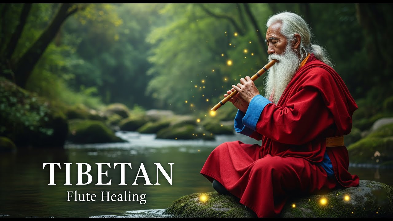 432Hz Tibetan Flute Healing 🌿 Meditation Music for Stress Relief, Sleep ...