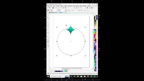 Beautiful Circular Star Pattern Design in Coreldraw