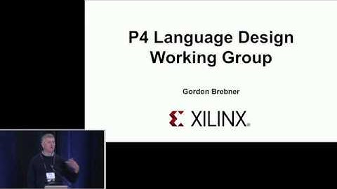 P4.org Language Design Working Group Update