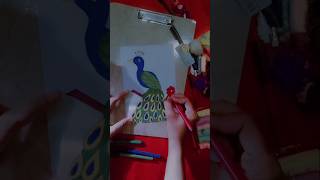 #ArtBySisters #PeacockPainting #MarkerArt #TimelapseArt #RelaxingArt #Pakistaniart