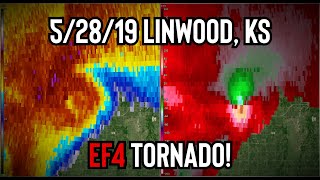 Famous Linwood, KS EF4 Tornado Radar Loop - May 28, 2019 Profile