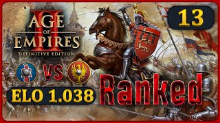 Age of Empires 2 Ranked (4K) #13 - Goten vs. Römer - Elo 1.038