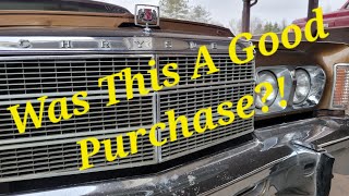 Athlete Statistics I Won This 1978 Chrysler Newport At Auction For Just 850 Bucks!