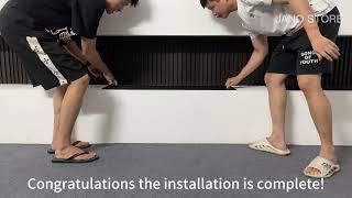How to install 3D water vapor fireplace ?