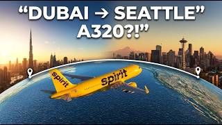 Dubai → Seattle | A320 Extreme Long Haul | MSFS screenshot 5