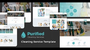 Purified - Cleaning Service HTML Template | Themeforest Website Templates and Themes