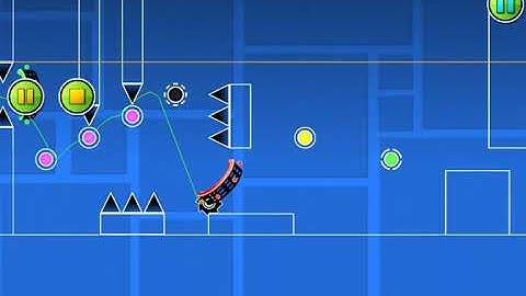 Geometry dash xl hard demon "lightning" (layout preview #2)