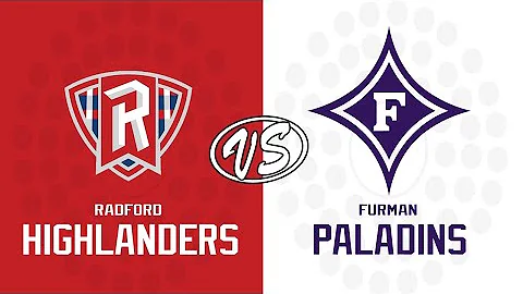 2021-22  Radford vs  Furman basketball