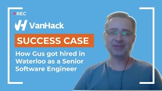 How Gus got hired in Waterloo as a Senior Software Engineer