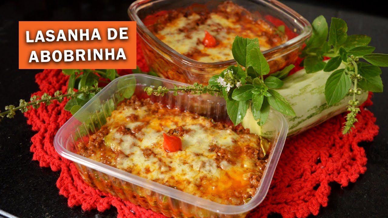LASANHA DE ABOBRINHA FÁCIL E DELICIOSA!! (MONTAGEM DE MARMITA)