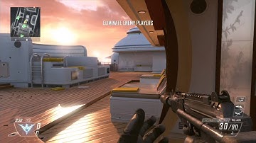 BO2: epic payback kill combat axe across the map on hijacked!