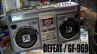 Defeat in the restoration of the SHARP Boombox GF-9696