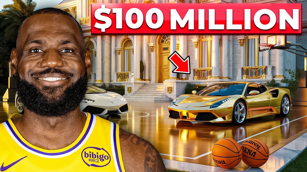 LeBron James Lives Like This? $100M Homes & Insane Car Vault