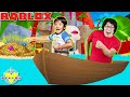 Ryan & Daddy BUILD A BOAT FOR TREASURE in Roblox! Where’s the Treasure!?