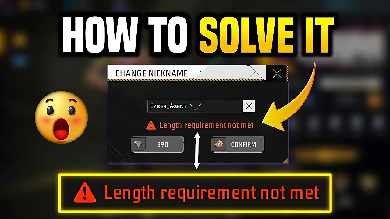 how-to-solve-length-requirement-not-met-problem-in-free-fire-ff-me