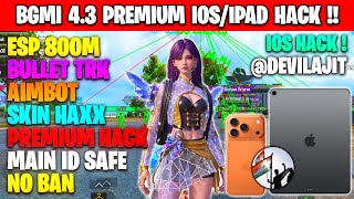 bgmi ios hack 4.3 free |how to hack bgmi ios 4.3 |skin hack bgmi ios | iPad And IPhone ios hack free