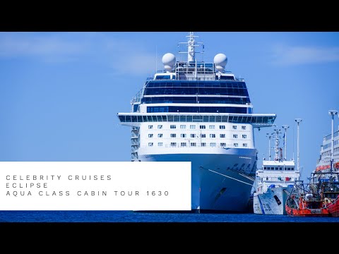 Celebrity Cruises | Eclipse | Room Tour Aqua Class #1630 - YouTube