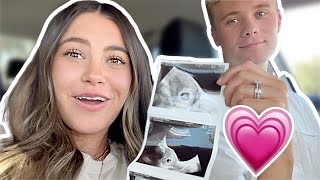 Hearing Our Baby's Heartbeat For The First Time | Alyssa & Dallin