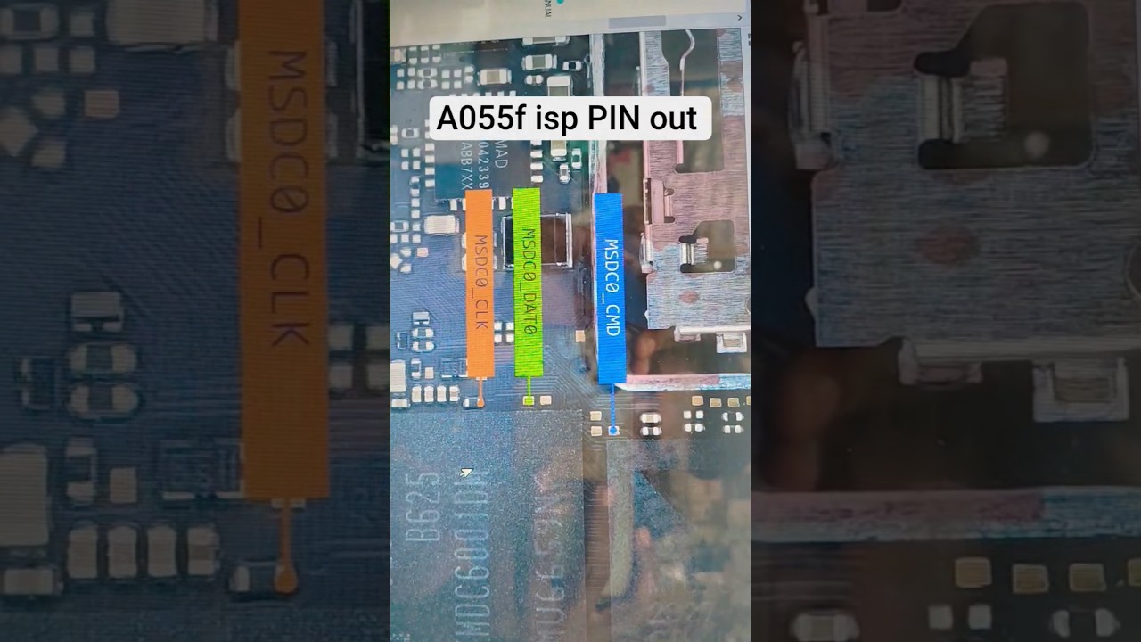 Samsung a055f isp pinout 