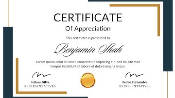 Keep an eye on creation of character #certificate using #Canva app || #latest @AbdullahTech