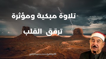 تلاوة مبكية ومؤثرة ترقق القلب 😢