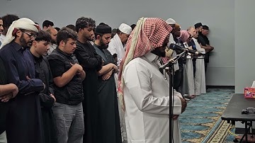 تلاوه مرئيه لصلاة العشاء للشيخ هيثم الدخين  وهو في امريكا  تلا ما تيسر من سورة طه #هيثم_دخين