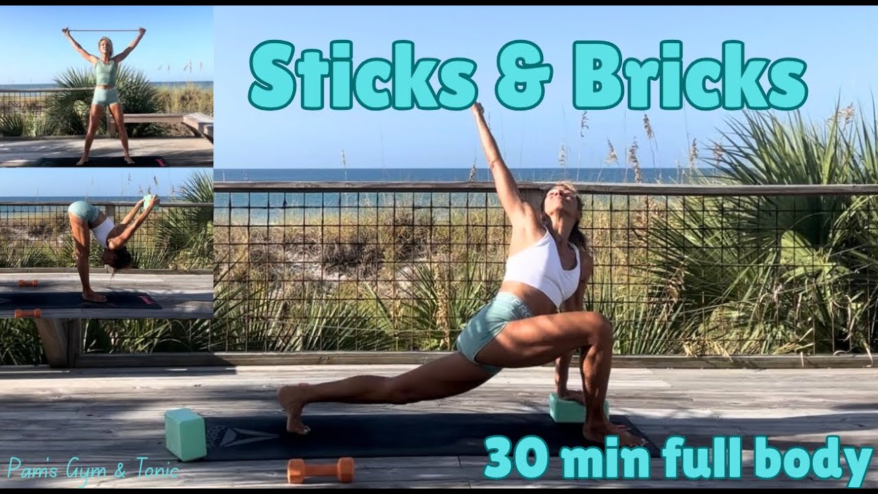 FULL-BODY Stick & Brick Workout (in 30min)