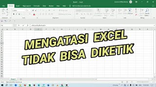Tutorial Mengatasi Ms Excel Yang Tidak Bisa Diketik screenshot 5