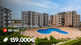 Ref 1423 - 2-bedroom Res. Angelina apartment, San Miguel de Salinas, reduced in price to 159,000€