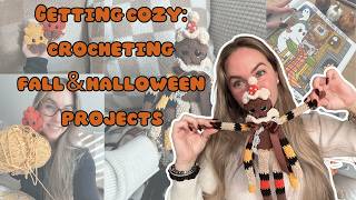 Getting Cozy: Crocheting Fall & Halloween Projects | NEW PET | Coloring | Chat with Me