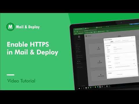 Video Tutorials I Enable HTTPS in Mail & Deploy