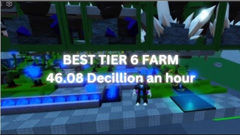 (UPDATED) Best tier 6 farm - 46.08 Decillion an hour | Roblox Factory simulator