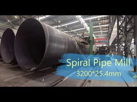 Spiral pipe mill show/ SSAW Pipe Mill/Sprial pipe production line