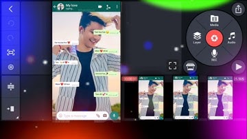 How To create Trending Whatsapp Video || WhatsApp Chat Status || Kinemaster editing