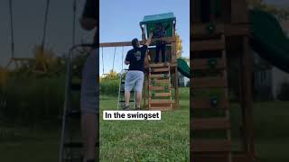 Installing the swingset lights #shorts #illuminate #swing #play #garden #love #lights #nature #life Installing the swingset lights #shorts #illuminate #swing #play #garden #love #lights #nature #life