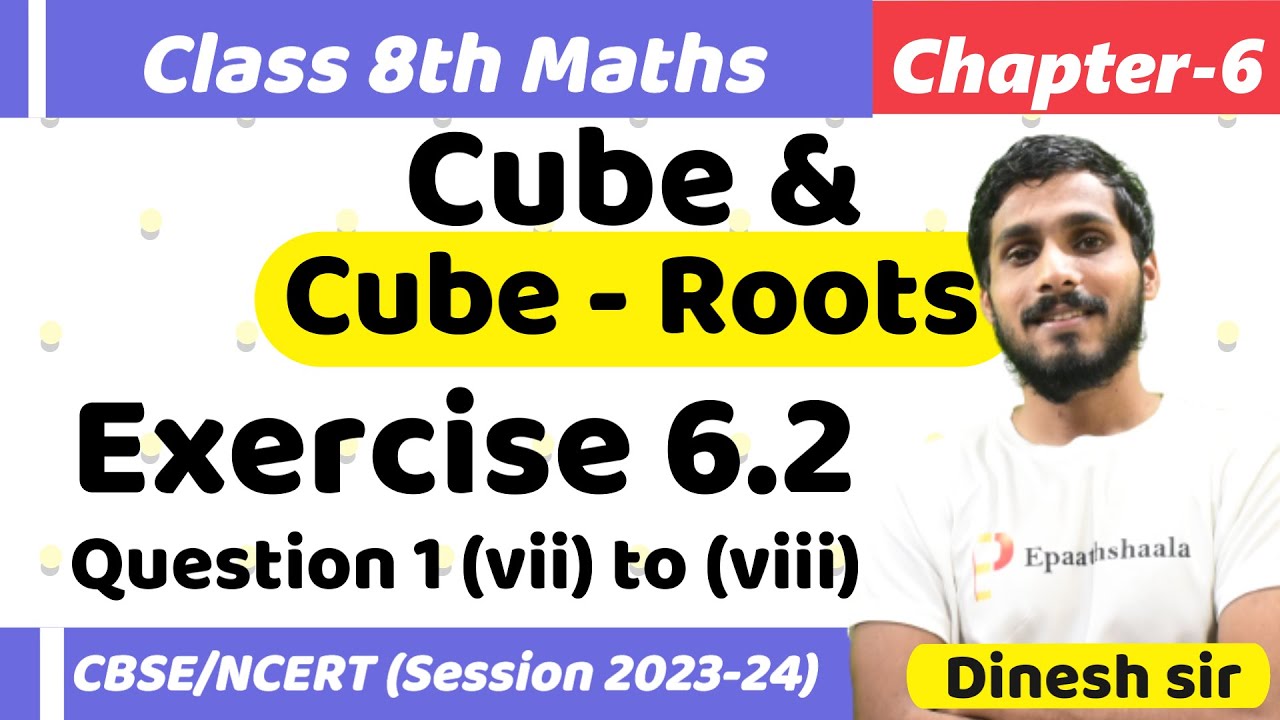CBSE Class 8th Maths Chapter 6 Cube Cube Roots Ex 6 2 Question 1 Cbse class 8th maths chapter 6 cube cube roots ex 6 2 question 1