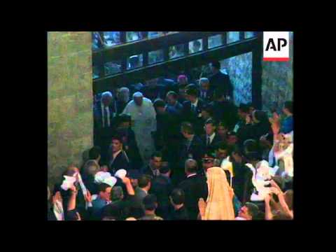 BEIRUT LEBANON POPE JOHN PAUL II CONTINUES VISIT