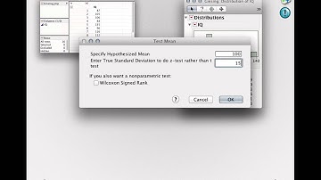 The Logic of Hypothesis Testing - Z-test In JMP (Module 1 7 10)