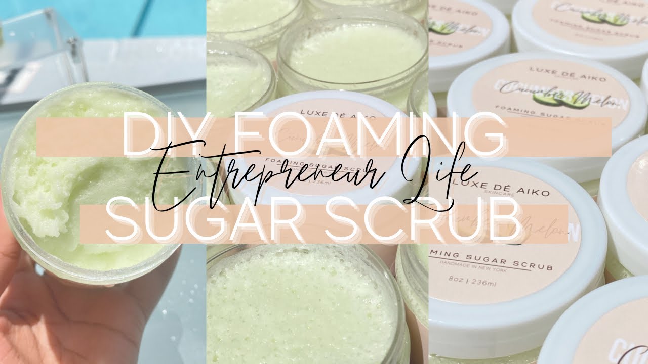 DIY FOAMING SUGAR SCRUB | LUXE DÉ AIKO