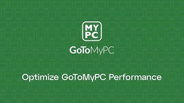 GoToMyPC - Optimize GoToMyPC Performance