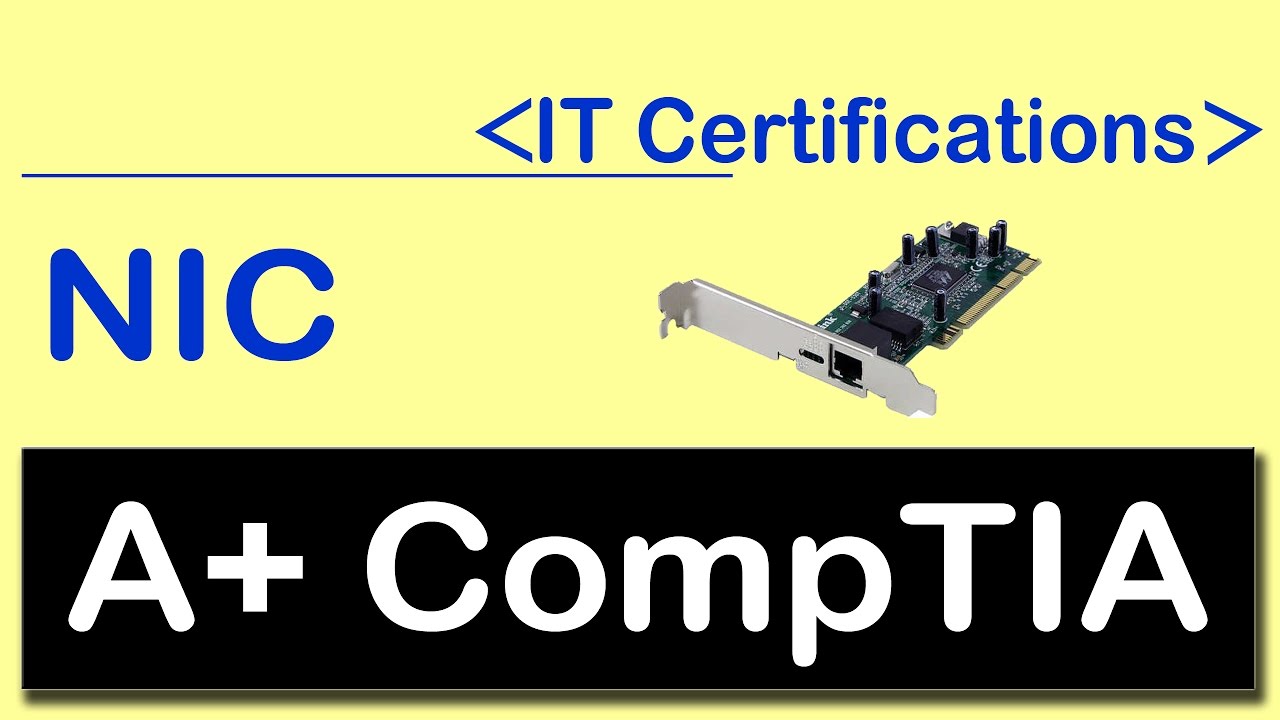 A+ : Practice exam question - NIC