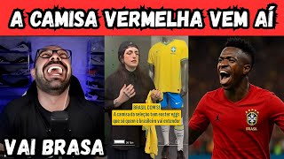 Nike pode lançar camisa vermelha do Brasil. #4k #4kvideo