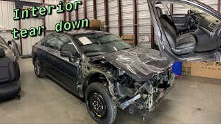 2018 Subaru Legacy Rebuild. Stripping The Interior & Replacing Airbags