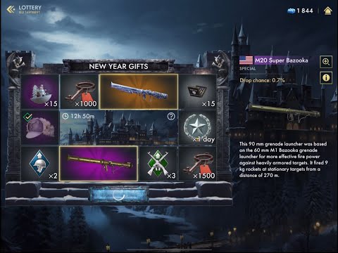 NEW HOLIDAY LOTTERY ☃️M20 SUPER BAZOOKA🚀World War Heroes