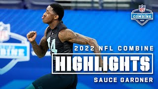 Ahmad Sauce Gardner Full 2022 Nfl Scouting Combine On Field Workout