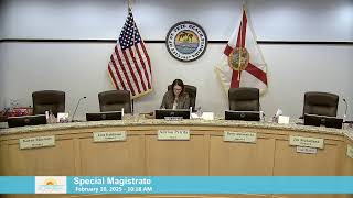 Special Magistrate - Code Enforcement - February 10, 2025