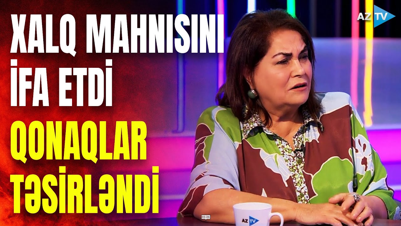 Şəfiqə Eyvazova atasının Xızı ləhcəsində zümzümə etdiyi mahnını oxudu: 